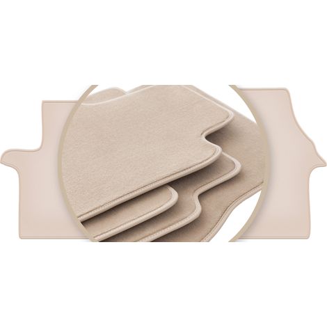 Alfombrillas PREMIUM beige para: Renault Trafic III en su totalidad 2016- (1/5)