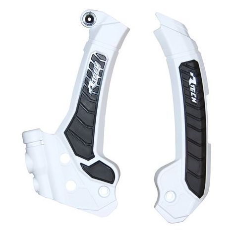 RACETECH (RTECH) 2025/12 PROTEZIONI TELAIO (SET) BI-MATERIAL SUPER GRIP HUSQVARNA FC 250/450 '22-23, FS 450 '23-24, TC/FC 125/250/300/350/450 '23-24, TE 125/250/ 300 / 350 / 450 / 501 '24, TX 300 / 35
