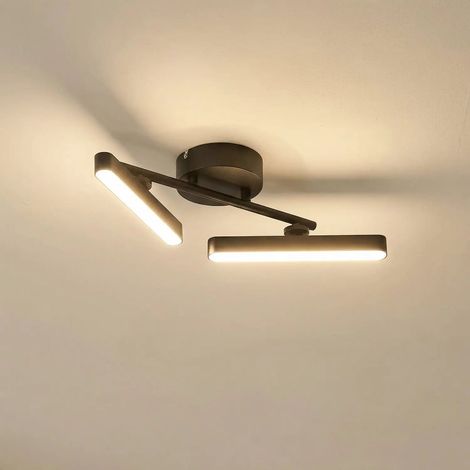 [GEBRAUCHT] B-Ware Lindby Deckenleuchte Lichtleiste Led Lampe Eldrin Schwarz Wohnzimmer Esszimmer
