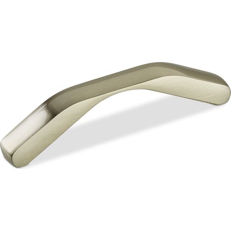 Bügelgriff NICKI BA 96 mm Aluminium Edelstahloptik (1/3)