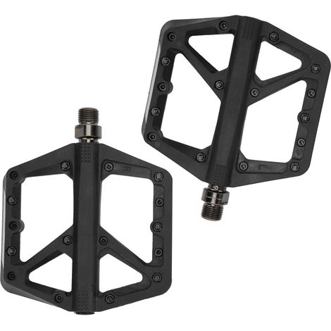 Fahrradpedale aus Nylonfaser, 3 Kugellager, rutschfest, Mountainbike-Plattformpedale, flach (1/5)
