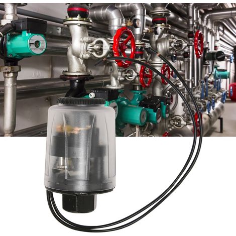 Pressostat d'eau entièrement automatique pour surpresseurs auto-amorçants domestiques, interrupteur automatique, contrôleur de pression de pompe à eau réglable avec filetage intérieur transparent. (1/5)