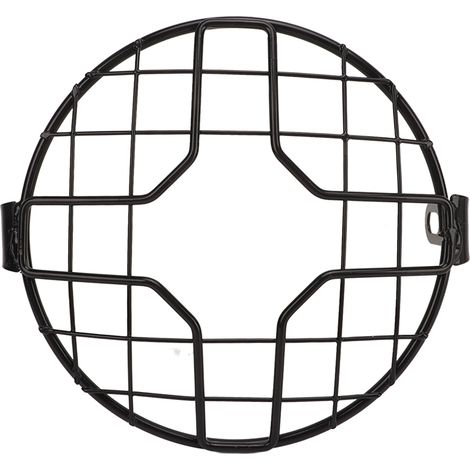 Grille de protection phare moto universelle, grille en mesh pour phares 6,5 pouces, section transversale, couvre-phare grillagé (1/5)