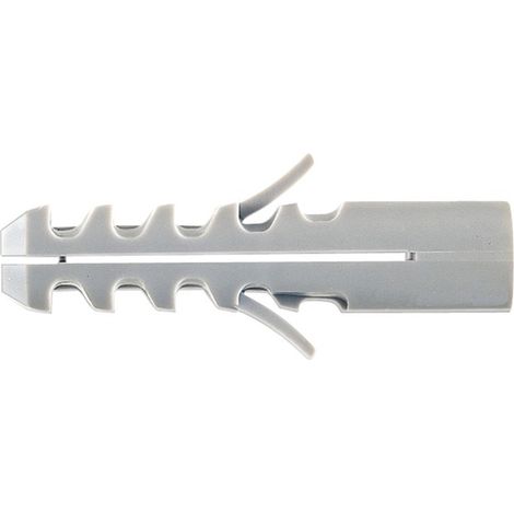 Scatola da 100 tasselli in nylon grigio standard 8x40mm tacon08 indice