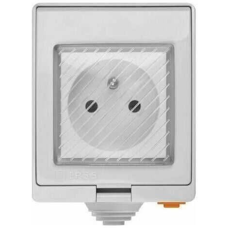 BARKBUSTERS S55 TPE-FR Prise Intelligente Extérieure 16A, Prise de Courant Connectée WiFi Étanche IP55,Compatible avec Android & iOS ,Contrôle à Distance,Commande Vocale,Fonction de Temps (1/4)