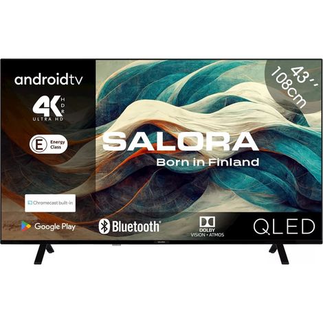 Salora 43QLED320 TV QLED 4K UHD 43 pollici nero (1/4)