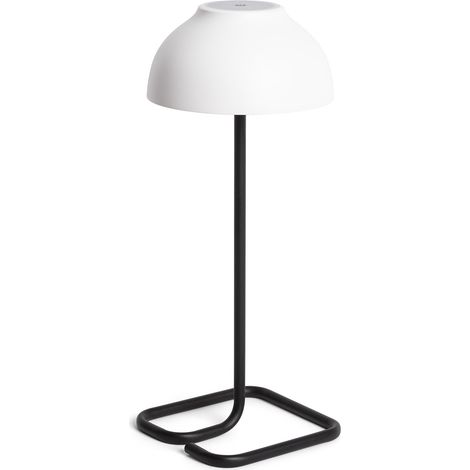 Lámpara de Mesa LED Portátil para Exterior con Batería USB Recargable Carlo Blanco / Negro (1/5)