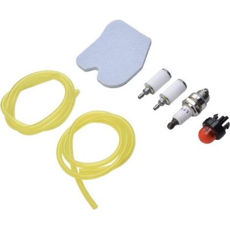 Kit De Reglage Filtre A Air - Pour Tronconneuse Husqvarna 235 236 240 Jonsered CS2234 CS2238 MCCULLOCH CS340 - 1 X Filtre A Air 2 X Filtres Carburant 2 X Conduites Carburant 1 X Poire Amorçage 1 X Bou (1/4)