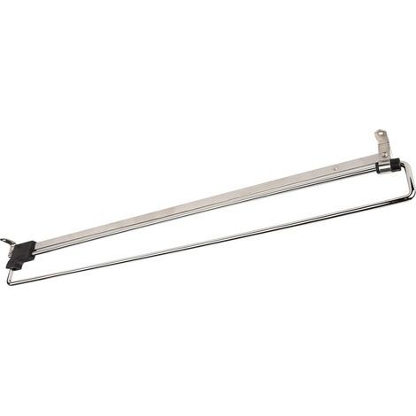 Perchas deslizantes, perchero telescópico, colgador de ropa extraíble 500 mm (1/5)
