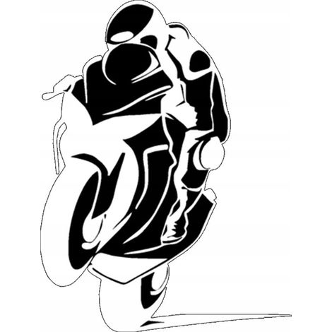 Adesivo Moto Speeder per auto BIANCO (1/5)