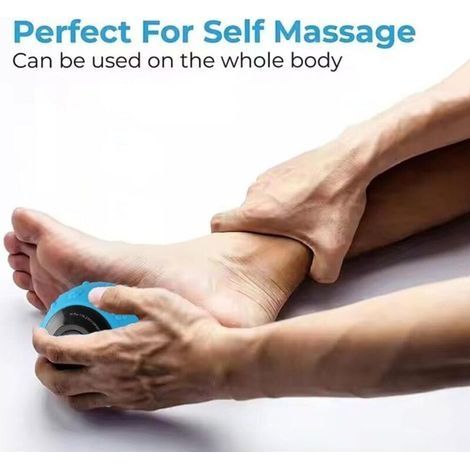 Elektrischer Massageball, Muskelentspannung für Schultern, Nacken und Körper, Fuß- und Rückenmassage, wiederaufladbarer Yogaball für Rücken, Beine und Taille (1/3)