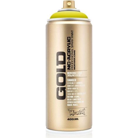 Bombe de peinture - Gold - Acrylique - Banana Joe - G1120 - 400ml - Montana Cans