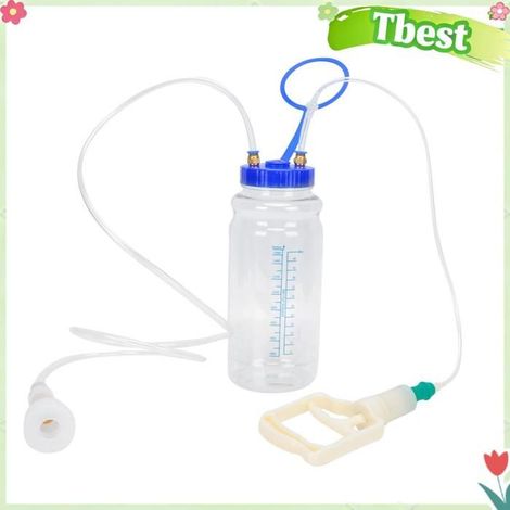 Tbest trayeuse manuelle portable Machine à traire de chèvre Machine à traire de chèvre domestique animalerie kit Simple face (1/5)