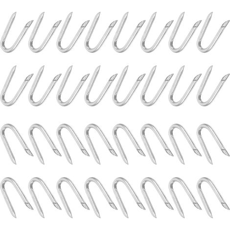 agrafes clous métalliques robustes en forme de U pour (1/5)