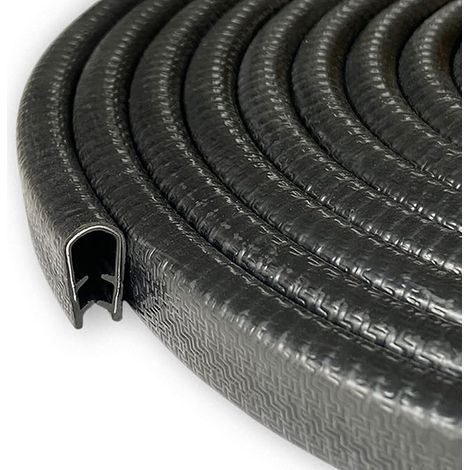 Protection de Portiere Voiture Plage de Serrage 1-2mm Protection Bord de Tole Joint Caoutchouc en u pour la Plupart des Voitures Traitement de la Tôle Construction Navale Artisanat Ménage 5M(5, 2mm) (1/5)