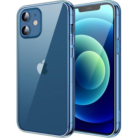 Handyhülle iPhone 12 12Pro 6 1 Zoll Transparent Anti Jeans Indigo (1/5)