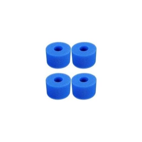 4 Pièces Éponge Filtrante Type S1, Cartouche de Filtre en Mousse, Mousse pour Filtre Piscine, Réutilisables et Lavables, Filtre en Mousse pour Spa (1/5)