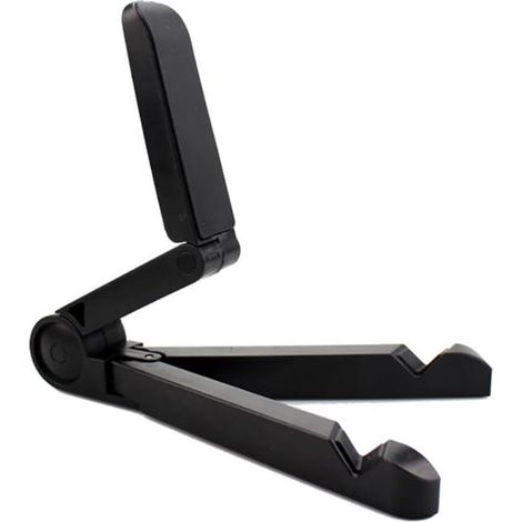 Support tablette - Support téléphone - Support ordinateur portable - Support tablette - Support moniteur portable - Réglable - Pliable - Hauteur réglable - Facile à ranger en voyage - Compatible avec (1/5)