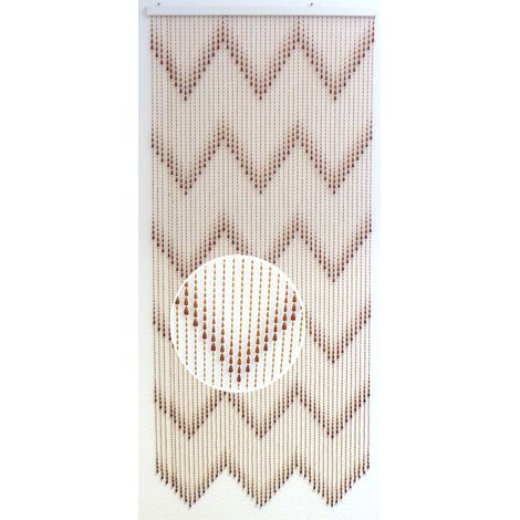 Conacord Deko-Vorhang Riviera braun 90 x 200 cm Campingzubehör (1/4)