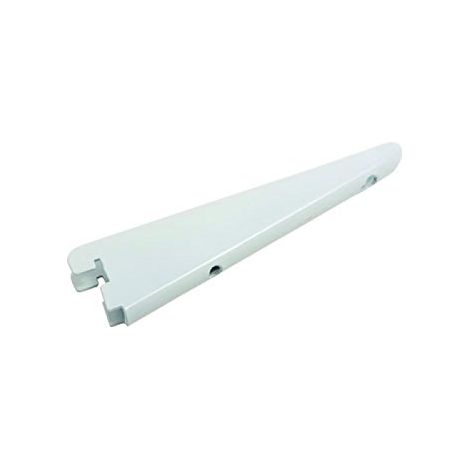 Sapphire Twinslot Shelving Bracket - White - 27cm