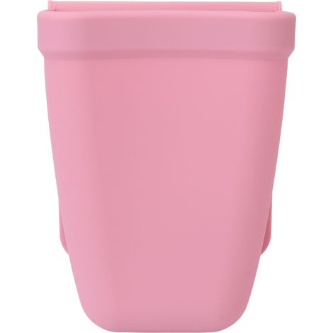 Pochette en silicone résistante à la chaleur, étui de protection souple et lavable pour fer à lisser, couverts et épluchures de fruits (rose) (1/5)