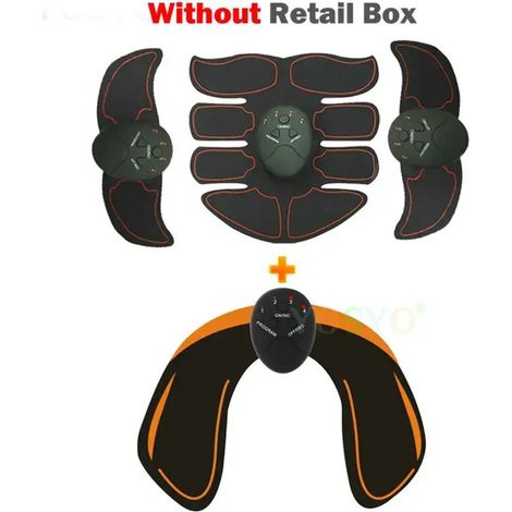 Wireless EMS Muscle Stimulator, Smart Fitness Device for Abdominal Exercises, Electric Slimming Belt for Weight Loss, Unisex 00275-AquaForge