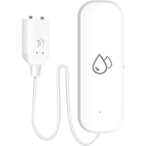 Notifiche di allarme tempestive per il sensore d'acqua WiFi Tuya, per un rilevatore intelligente di perdite e allagamenti. (1/4)
