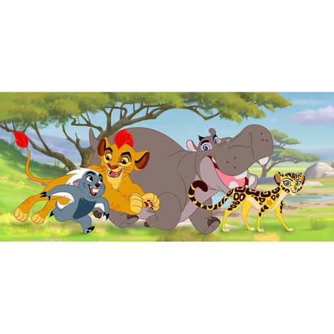 Papier peint poster La garde du Roi lion Disney intisse 202X90 CM (1/3)