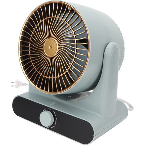 Ventilateur de bureau réglable Mini Circulateur d'air été, pour salon de manucure intérieur, prise UE 250V, vert. (1/5)