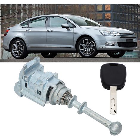 Le cylindre de serrure de la porte avant gauche est compatible avec les Citroën C5 2008-2015. (1/5)