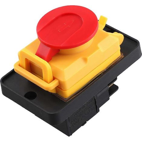 Interrupteur électromagnétique KJD12 16A 220V magnétique étanche antidéflagrant avec bouton d'arrêt d'urgence (1/5)