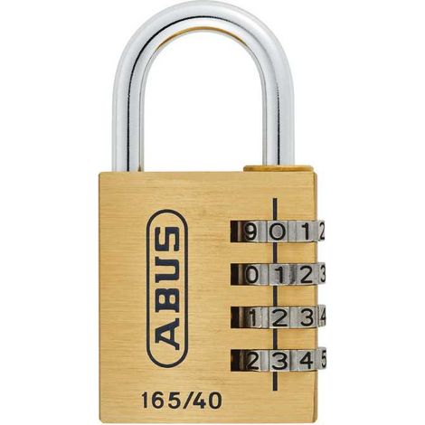 Abus Traveller Combi 165 candado combinación latón robusto