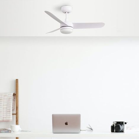 ventyly BAIRES Deckenventilator weiß Ø90cm Licht