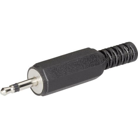 Jack 2.5 mm mâle, droit BKL Electronic 072117 Nombre de pôles: 2 mono noir 1 pc(s) D25696 (1/3)