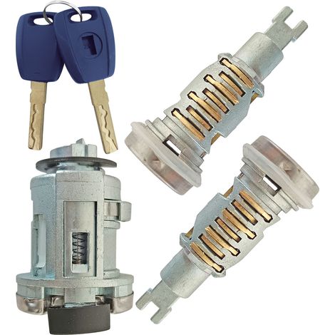 Suitable for Fiat all car locks, blue double-key short ignition lock, long door lock cylinder, automotive parts (1/3)