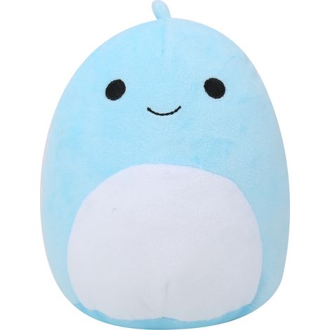 Dinosaurier-Plüschkissen, niedliches Kuscheltier, 20 cm, blau, Kindergeschenk (1/5)