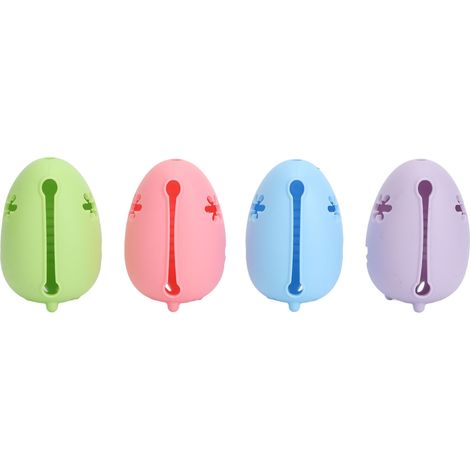 Boîte de rangement respirante et portable pour éponges à vernis à ongles, coussin en forme d'œuf, houppette à poudre, boîte de rangement pour éponges à maquillage (1/5)