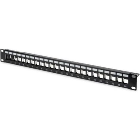 Digitus DN 91411 Modularer Patchpanel Schwarz 24 Ports