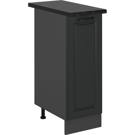 Armadio cucina dispensa alto R-Line, Antracite casa di campagna, 30 cm , PL Antracite, Vicco