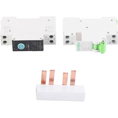 Intelligenter WLAN-Leistungsschalter mit Zähler, Fernbedienung und Zeitschaltuhr, 1P+N, 25 A, 230 V AC