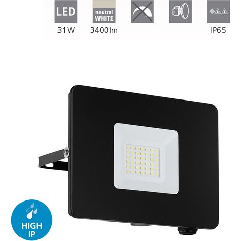 Faretto Esterno Moderno Faedo 3 Alluminio Nero Vetro Led (1/5)