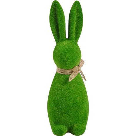 Statues de lapin en mousse floquée, Figurines de lapin de-M (1/2)