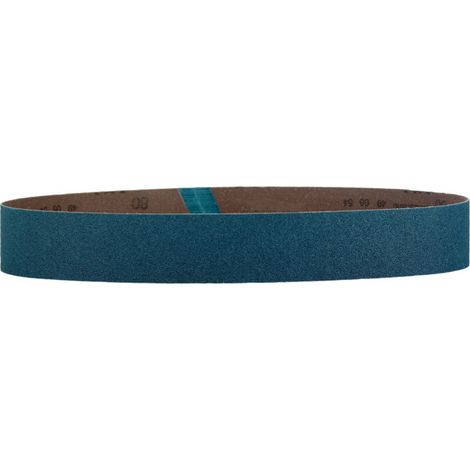 10 bandes abrasives 30 x 533 mm, P60, corindon de zirconium, pour meuleuses de tubes sans fil metabo 10 pièces (1/2)