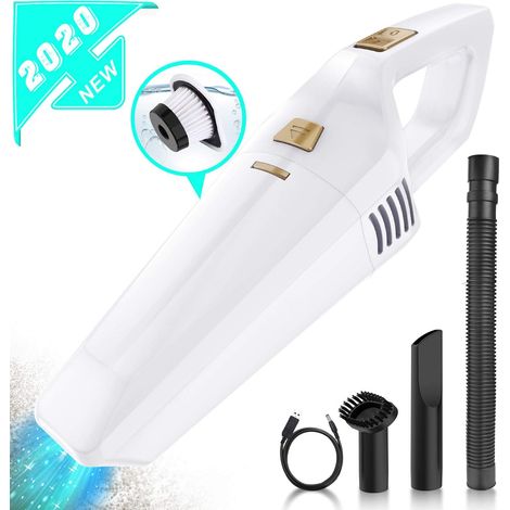 Aspirapolvere portatile, aspirapolvere per auto 6000PA 120W 2200mA Aspirapolvere portatile, aspirapolvere senza fili Aspirapolvere per umido/secco Aspirapolvere portatile a ricarica rapida per la puli