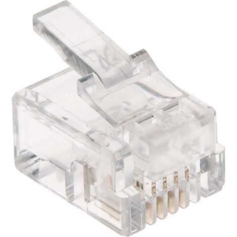 Connecteur RS PRO Mâle Montage sur câble Droit ( Prix pour Paquet de 100 ) (1/2)