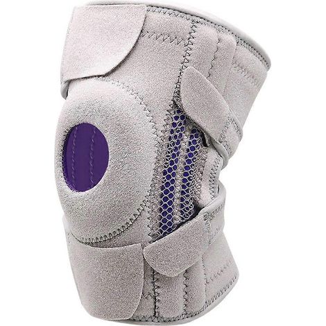 Sportliche Kniebandage zum Wandern und Spazierengehen, Fixiergurt bei Patellaluxation beim Laufen und Bergsteigen. (1/5)