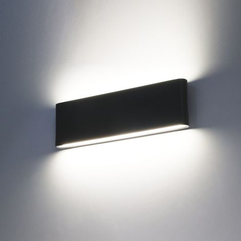 Aplique LED SAFATA 20W IP54 negro 4000K arriba/abajo (1/5)