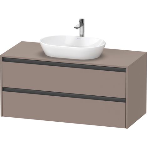 Duravit Ketho.2 bâti-support de lavabo sur console suspendu, (1/2)