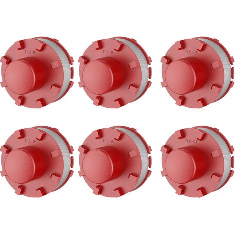 6 Bobine pour débroussailleuse, fil 2 mm, nylon résistant, compatible Ein-hell GE-CT, jardinage (1/5)