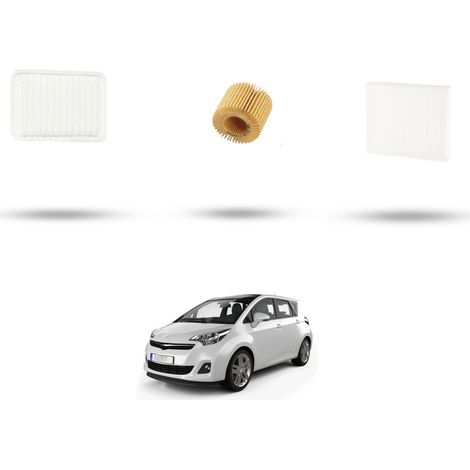 Kit tagliando 3 filtri compatibile con Toyota Verso S 1.33 VVT 73kw Dal 2010 (1/5)